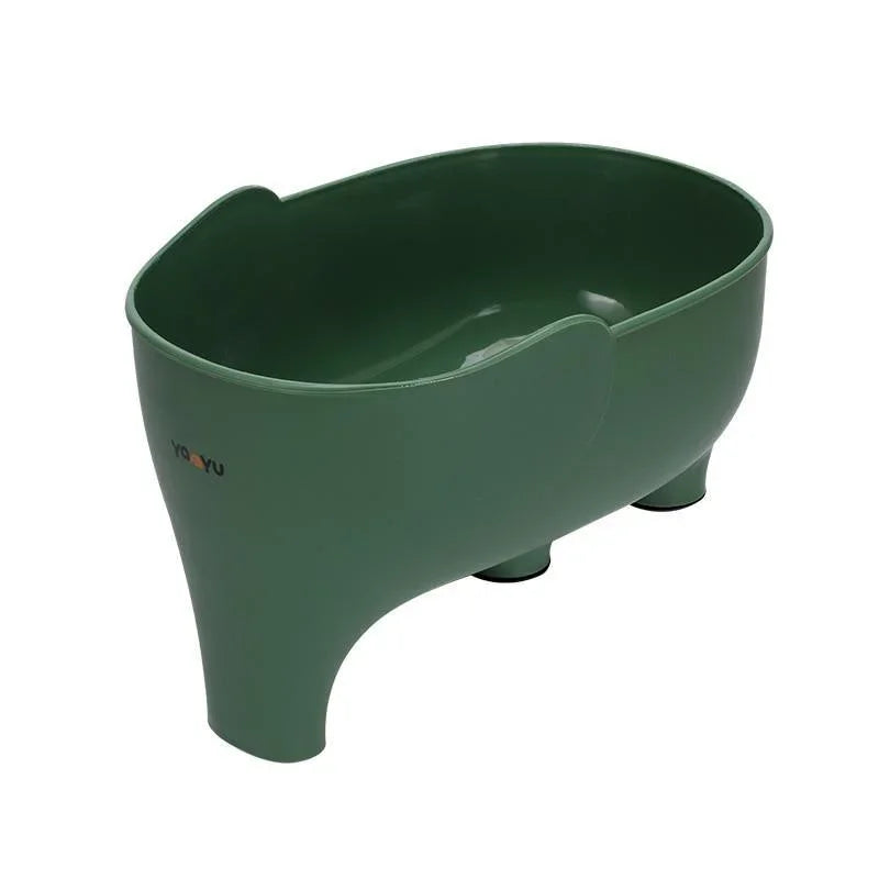 Kitchen Sink Drain Strainer Basket Leftover Garbage Filter Elephant Shape Hanging Vegetable Baskets Washing Drainer Storage Rack