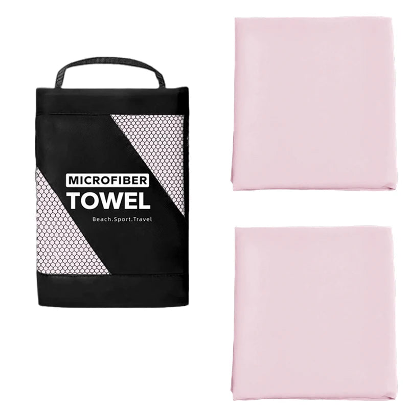 Super Absorbent 2PCS Towel Fast Drying Sports Towel Suitable Swimming Camping Fitness Breathable Durable Travel Essentials