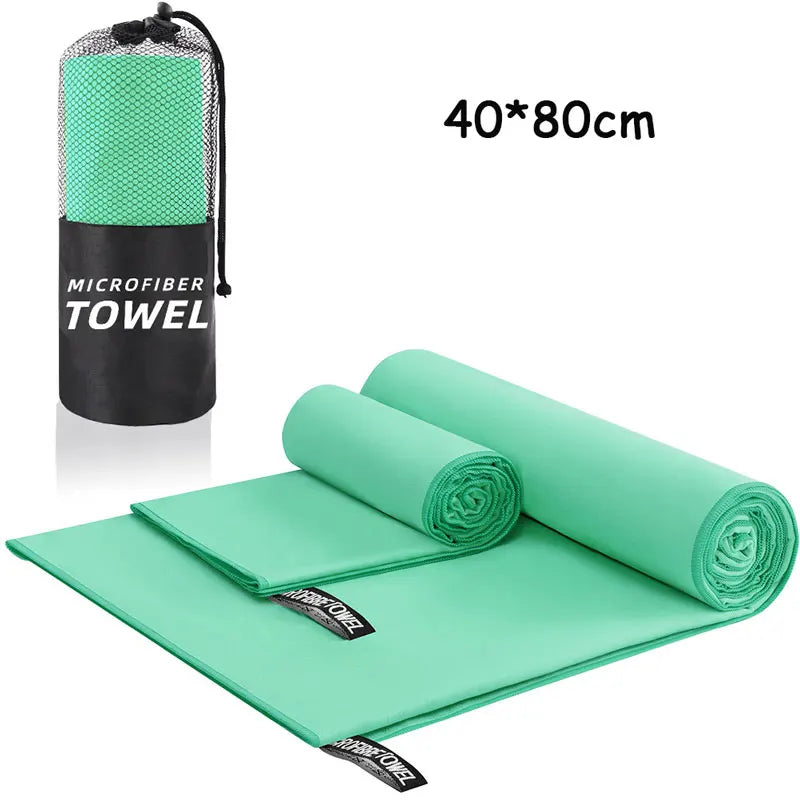 Quick-Drying Microfiber Absorb Sweat Sports Towel 40x80CM Swimming Gym Yoga Fitness Camping Running Beach Washcloth Towels