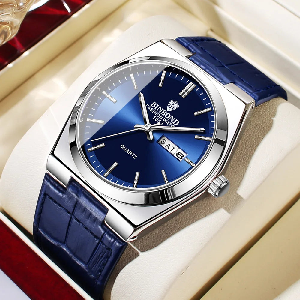 2026 Casual Business Fashion Quartz Wristwatches Gold Clock Men Luxury Watch Automatic Watches Mens Movement Gifts Reloj Hombre