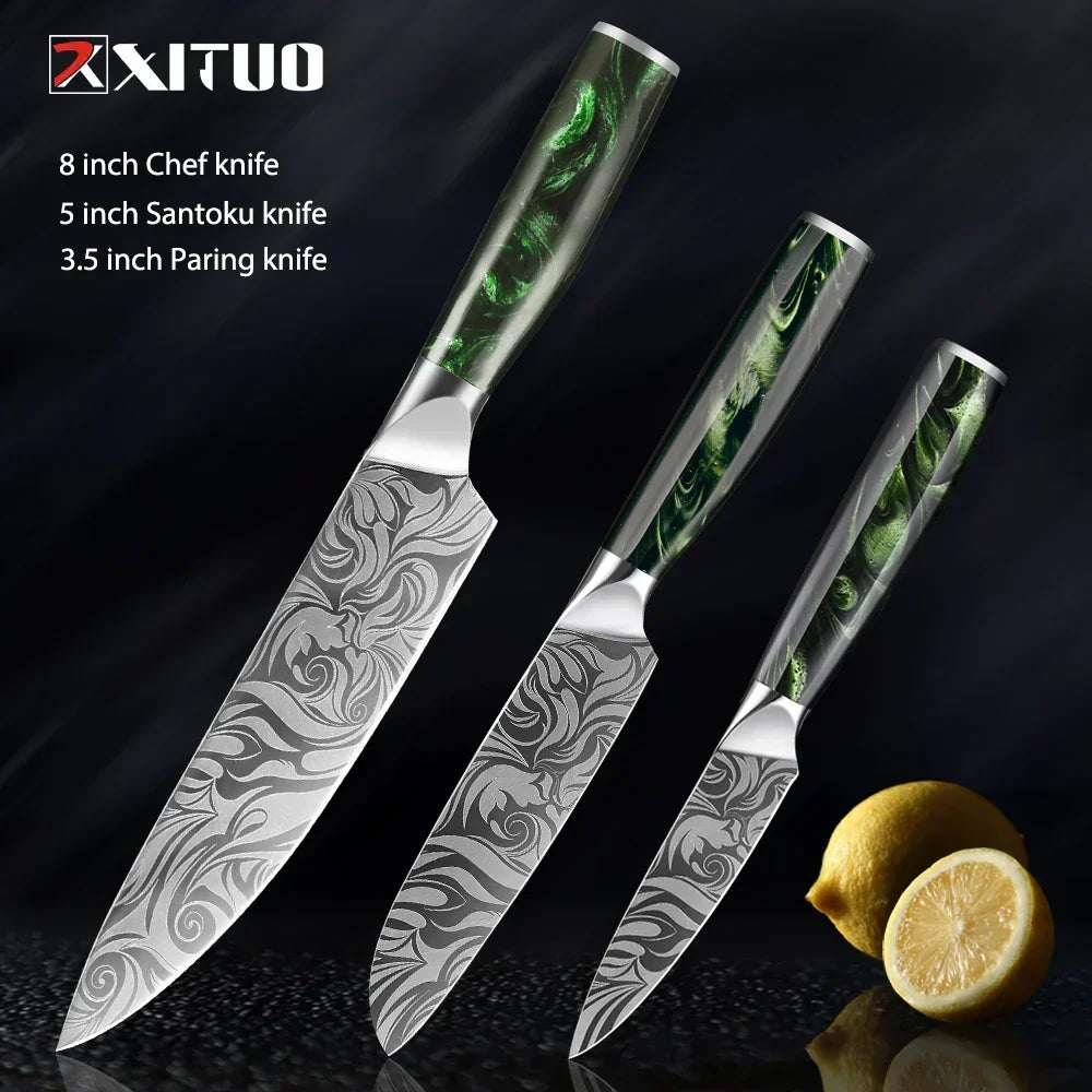 XITUO Stainless Steel Knife Set