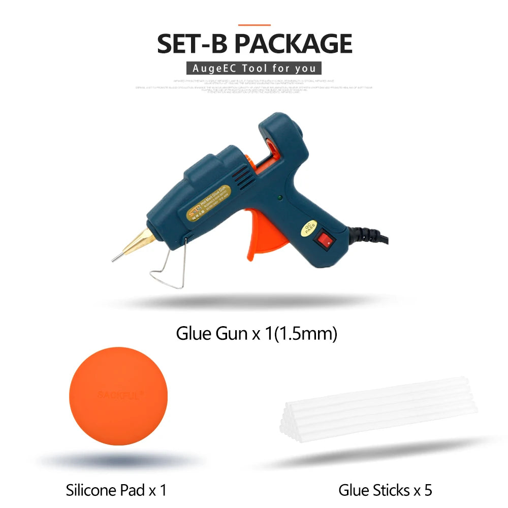 7mm 1.3mm Custom Fine Hole Min Glue Gun ,Replaceable Pure Copper Nozzle Using 7mm Glue Stick ,Nozzle Sold Separately  DIY TOOL