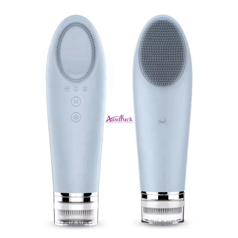 Waterproof Silicone Facial Cleansing Brush Electric Deep Cleaning Pore Exfoliator Soft Skin Care Device Rechargeable  Cleaner