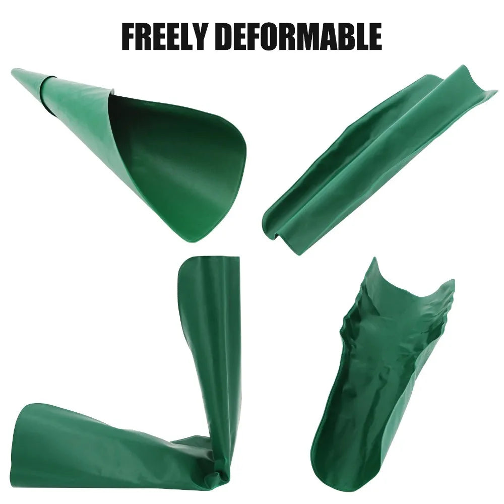 1/2Pcs Reusable Flexible Oil Drain Funnel Form A Foldable Bendable Flex Funnel for Car Truck Oil Change Spill-Free Filling