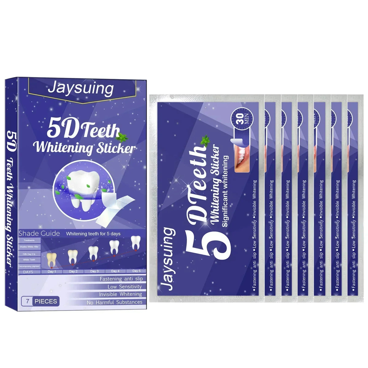 5D Teeth Whitening Gel Strips