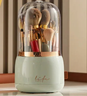 360° Rotating Clear Makeup Organizer