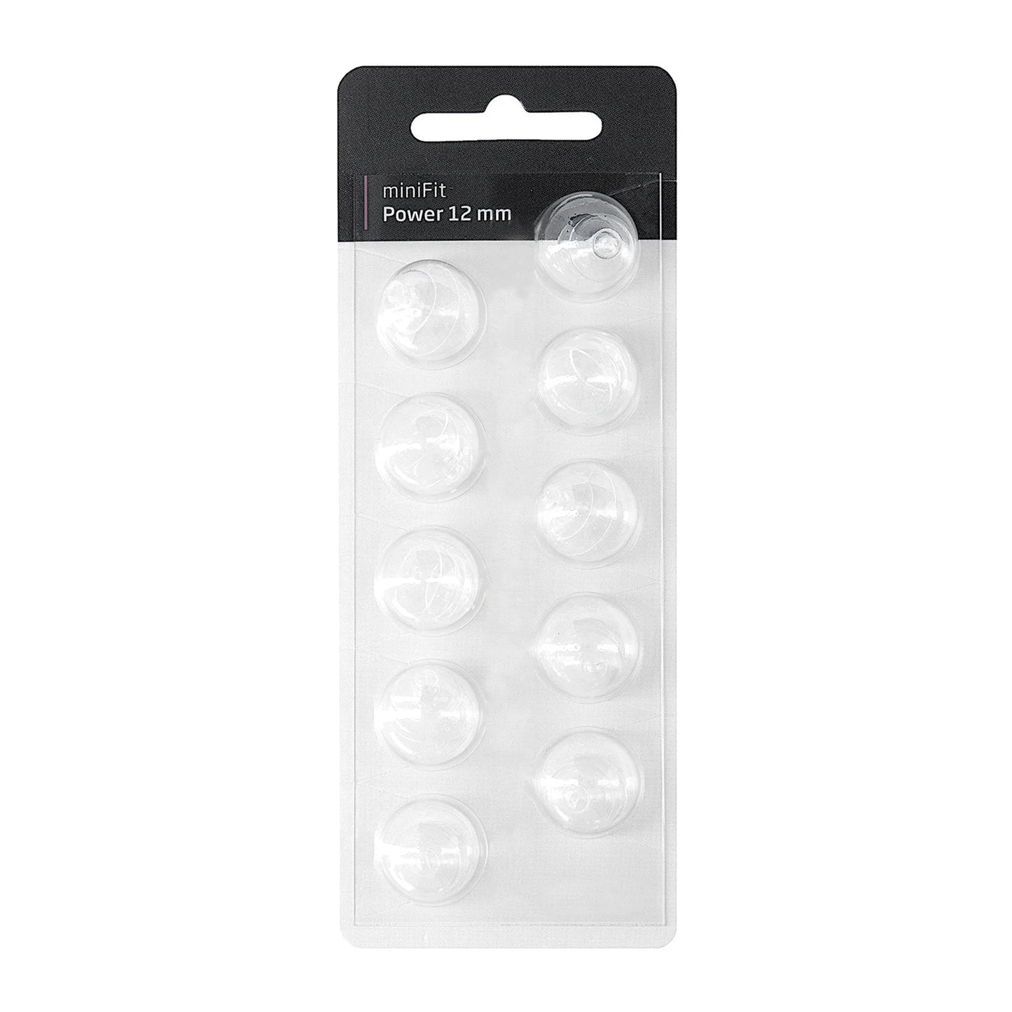 Hearing Aid Domes for Oticon Replacements MiniFit Power Domes 6mm/ 8mm/ 10mm/ 12mm for Oticon Hearing Aid Universal Domes -10pcs