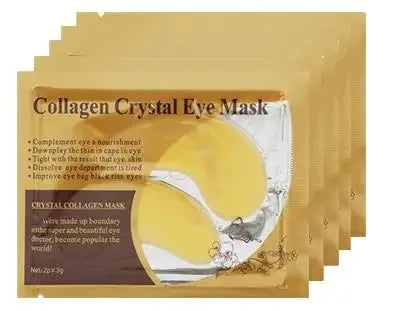 10 Pairs Gold Collagen Crystal Eye Mask Skincare Under Eye Patches Firming Moisturizing Nourishing Eye Skin Care Products