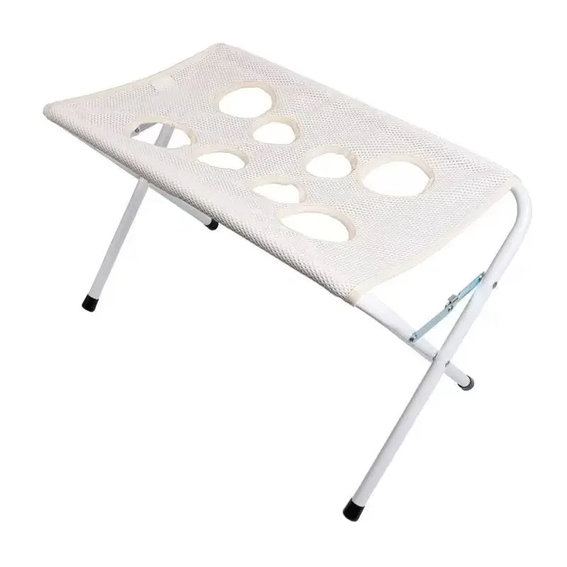 Pet Grooming Hammock Hanger Mesh Pet Bath Table Foldable Cat Dog Trimming Fixed Bracket Multi Functional Pet Grooming Supplies
