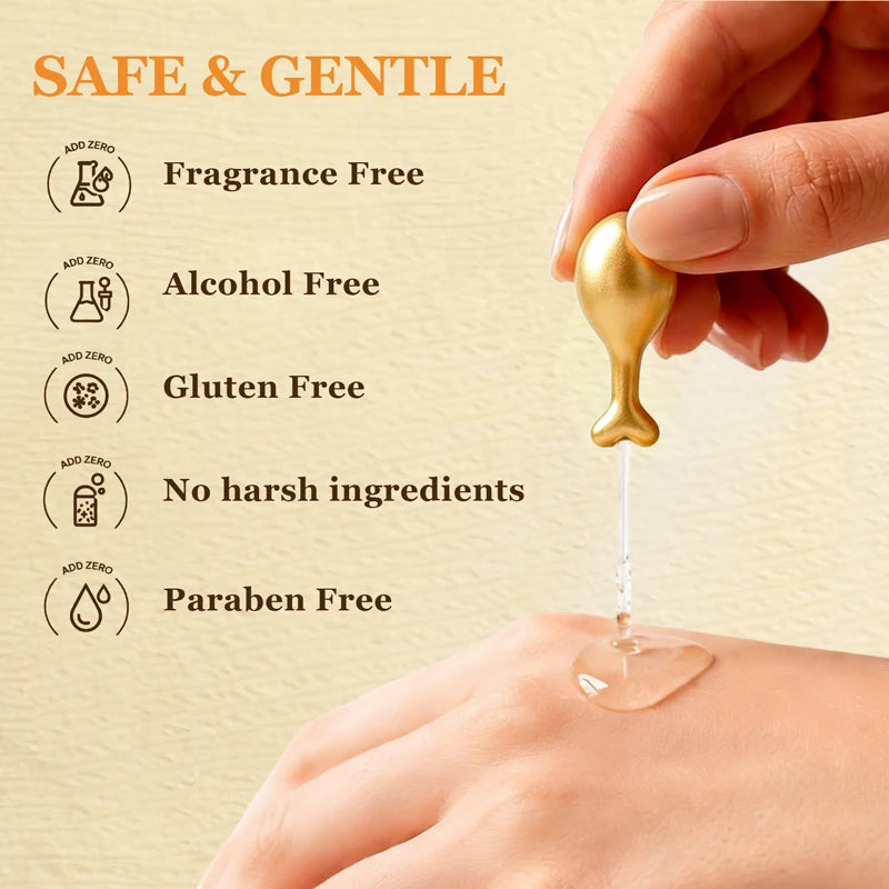 Vitamin E Serum Capsules,Single-Use Essence Capsules,Hydrating and Moisturizing Facial Skin 30/60/120 Capsules/Bottle - 1 Bottle