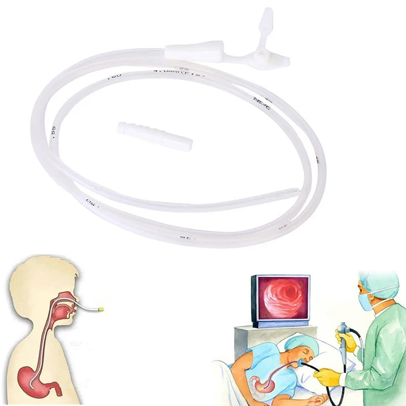 Silicone Rubber Gastric Tube Nasal Feeding Tube Household Patients Liquid Food Feeding Tube Through Nose Disposable