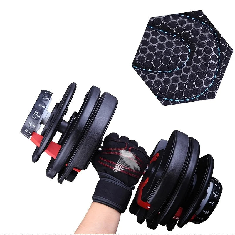 Unisex Fitness Gym Gloves with Wristband for Weight Lifting Body Building Training Sports Exercise And Cycling Shockproof