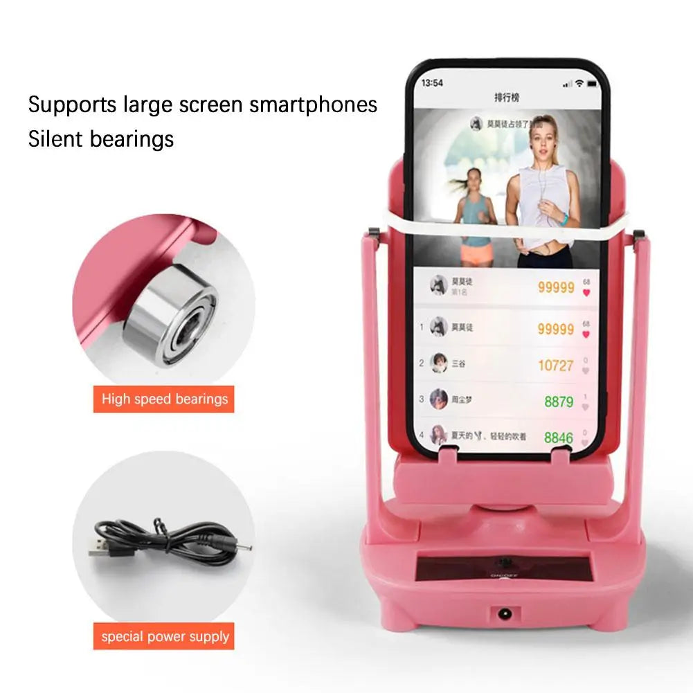 Pedometer Desk Wiggler Mobile Phone Stand Holder Automatic Swing Shake Phone Walking Swing Shaker Brush Stepper For All Phone ﻿