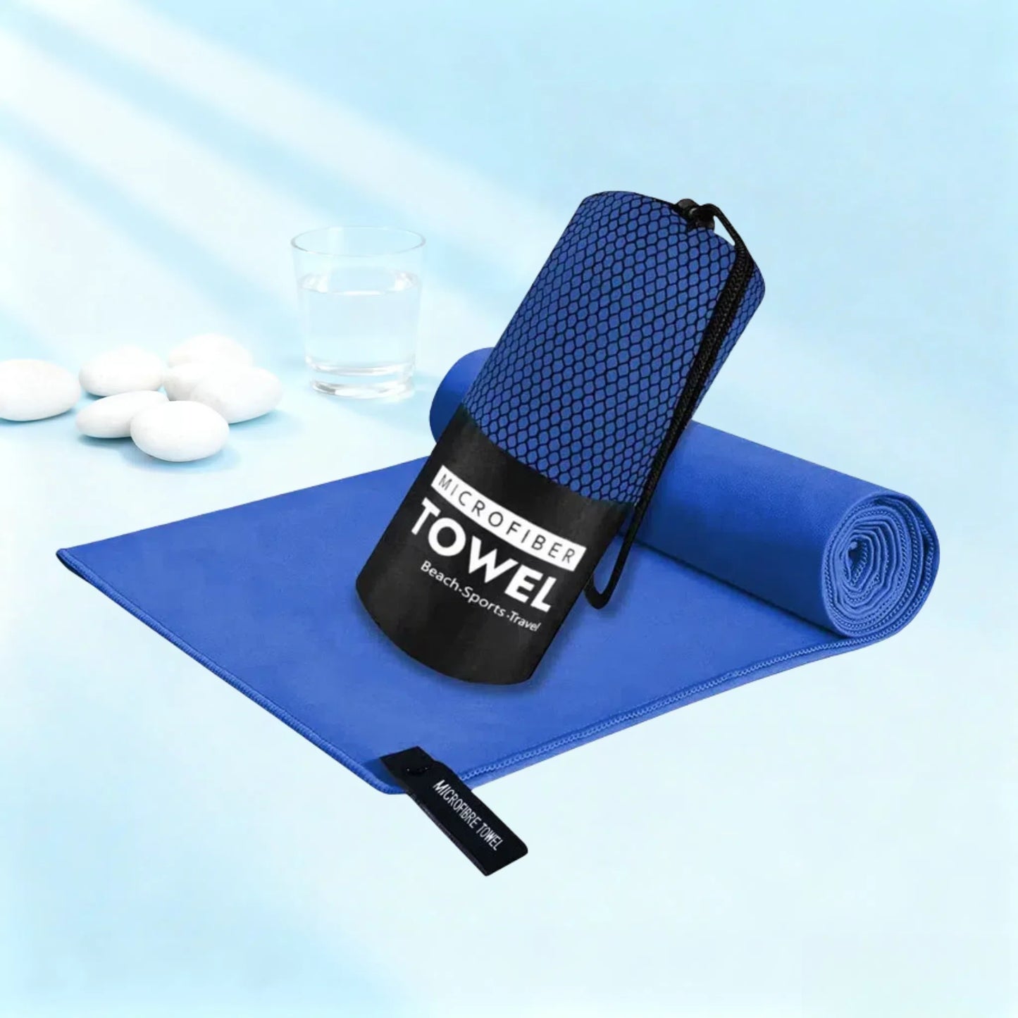 Microfiber Quick-Dry Lightweight Sandproof Towel  Portable Compact for Swim Yoga Gym Beach Travel Sports Supplies