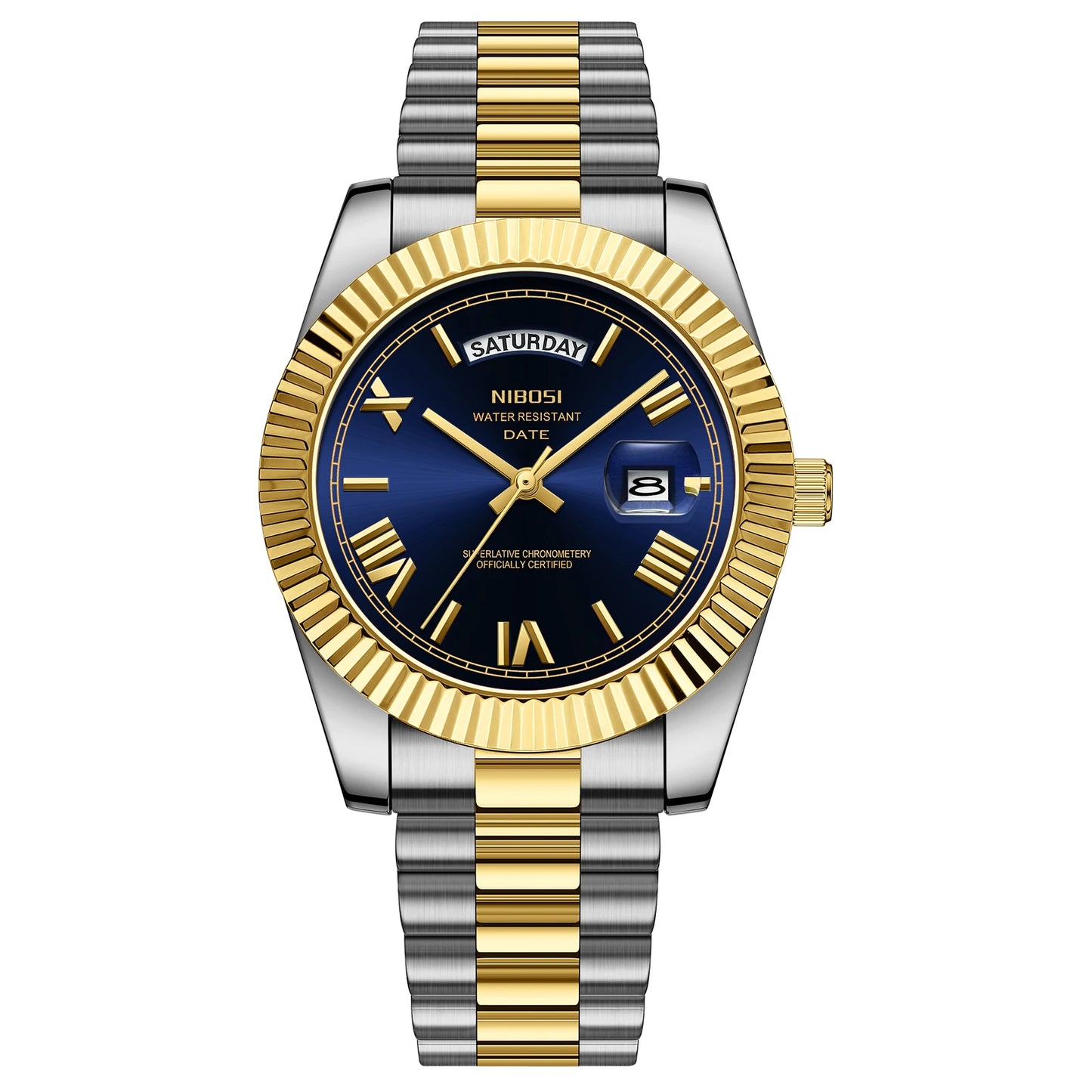 NIBOSI Fashion Watch Men Day Date Miyota Quartz Men Watch Top Brand Luxury Wristwatch Waterproof Steel Male Clocks Reloj Hombre