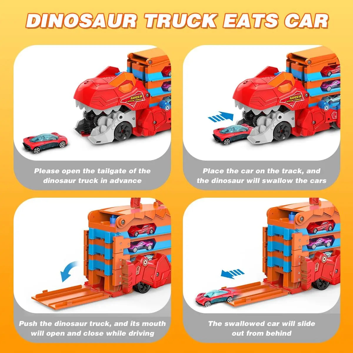 3-in-1 Dinosaur Transport Truck