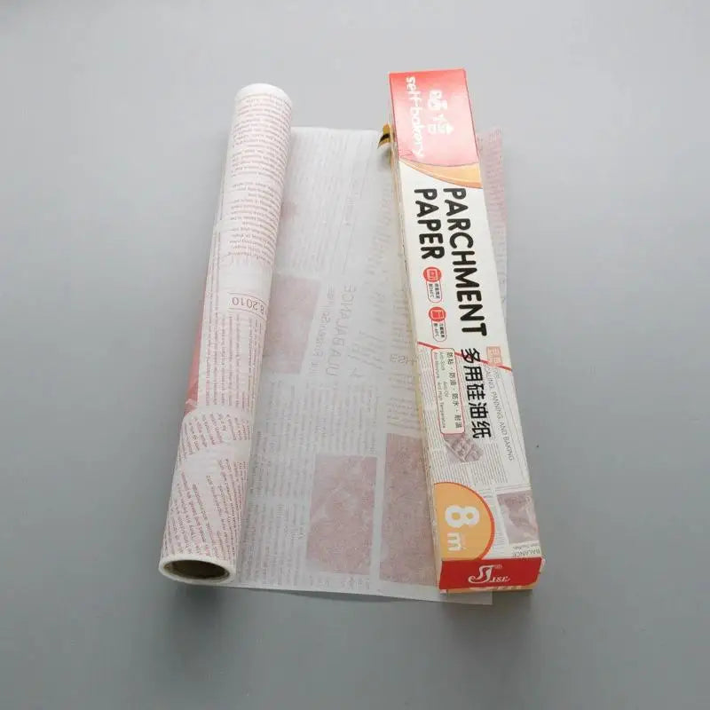 Parchment Paper Roll Non-stick Baking Bread Cake Cookie Egg Dart Paper Sheets For Cooking Grilling Steaming Baking Air Fryer