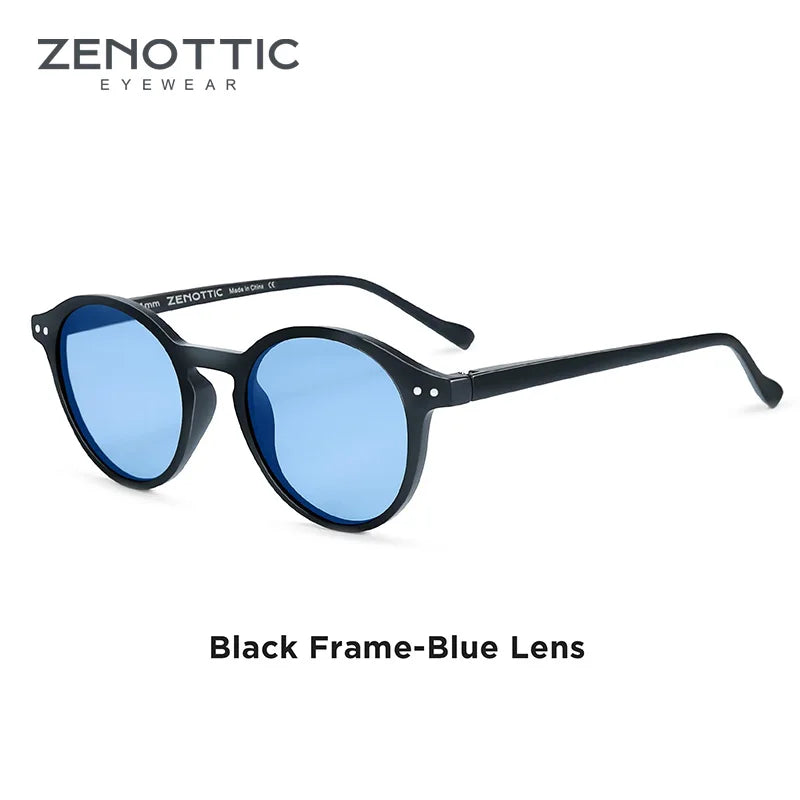ZENOTTIC (S Size) Retro Circular Polarized Sunglasses 2026 2025 Men Women Vintage Small Round Sun Glasses UV400 Goggles Shades