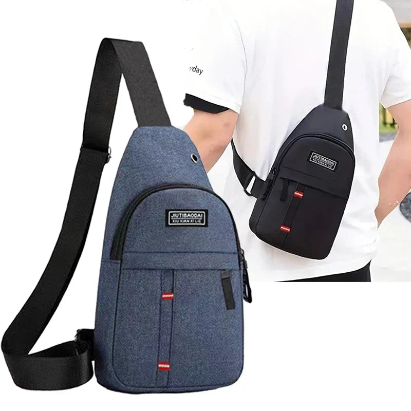 Adjustable Crossbody Oxford Pocket