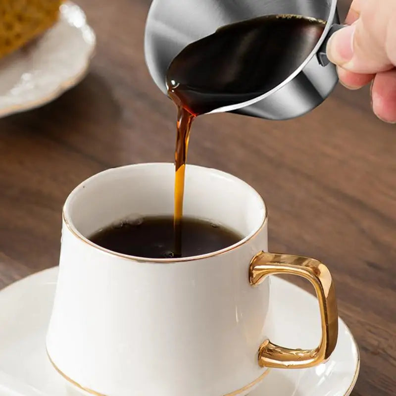 New-100ML Stainless Steel Coffee Extraction Cup With Scale Small Milk Spoon Making Cup Espresso Measuring Cup Kitchen Tools Cup