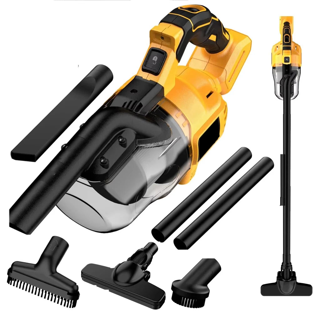 5 In1 Handheld Electric Vacuum Cleaner with 400W Powerful Motor Portable Hand Vacuum for Floor Carpet Car Compatible with Dewalt