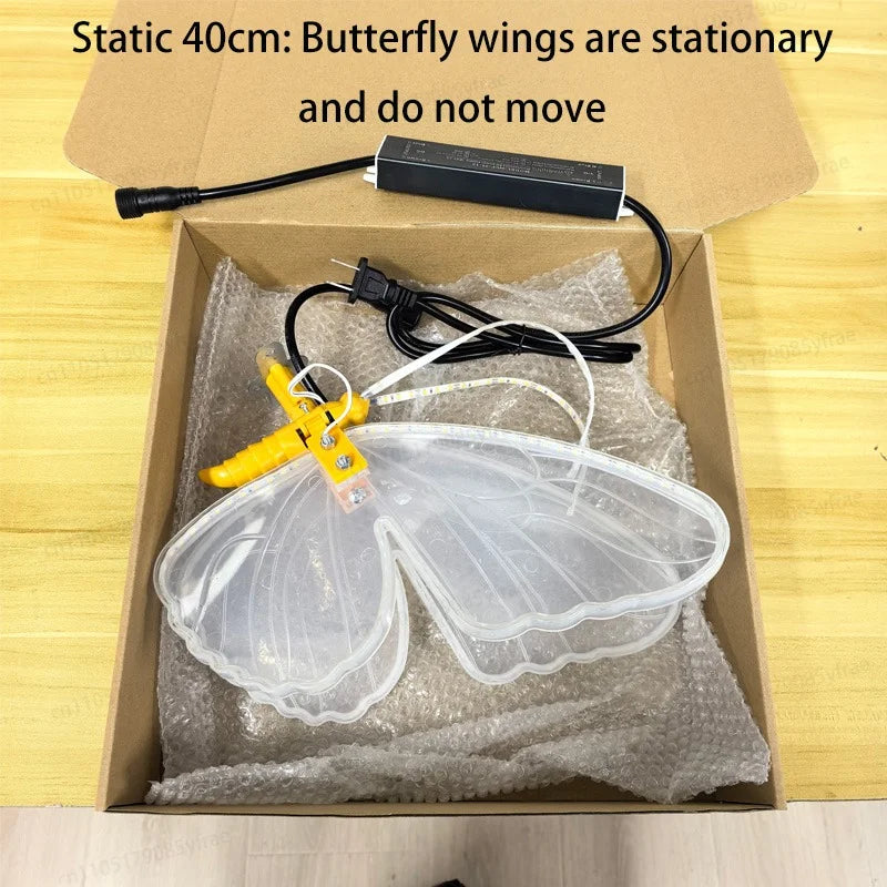 Butterfly Lights LED Butterflies with Movement Dynamic Static Butterfly Lights for Outdoor Wedding Party Christmas Decorations