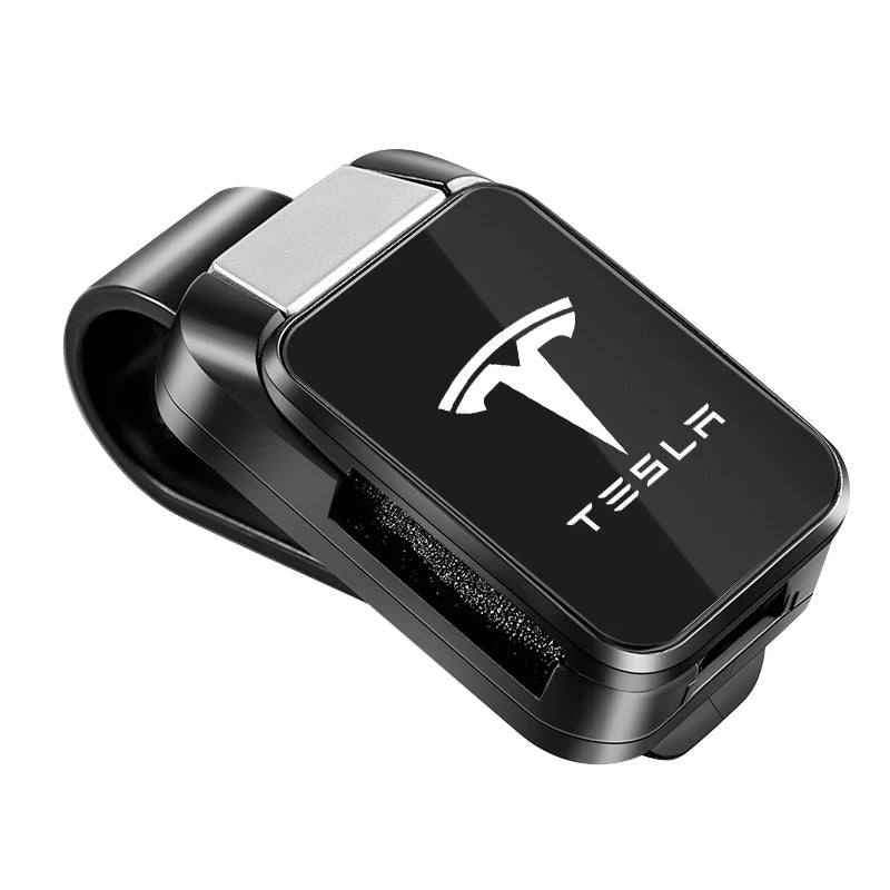 Car Glasses Clip Car Sun Visor Automotive Hanger Clip Ticket Card Mount Clips for TESLA MODEL 3 MODEL Y MODEL X