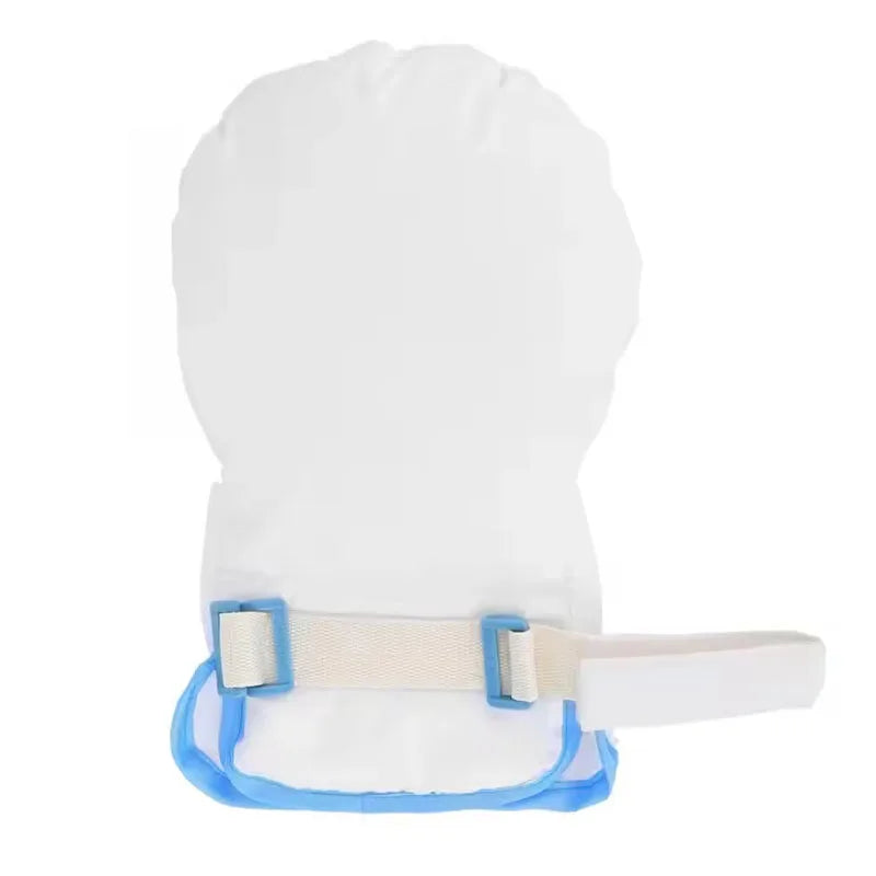 1Pair Double Security Mitts Breathable Comfort Medical Safety Mitts Glove for Patients Caregivers