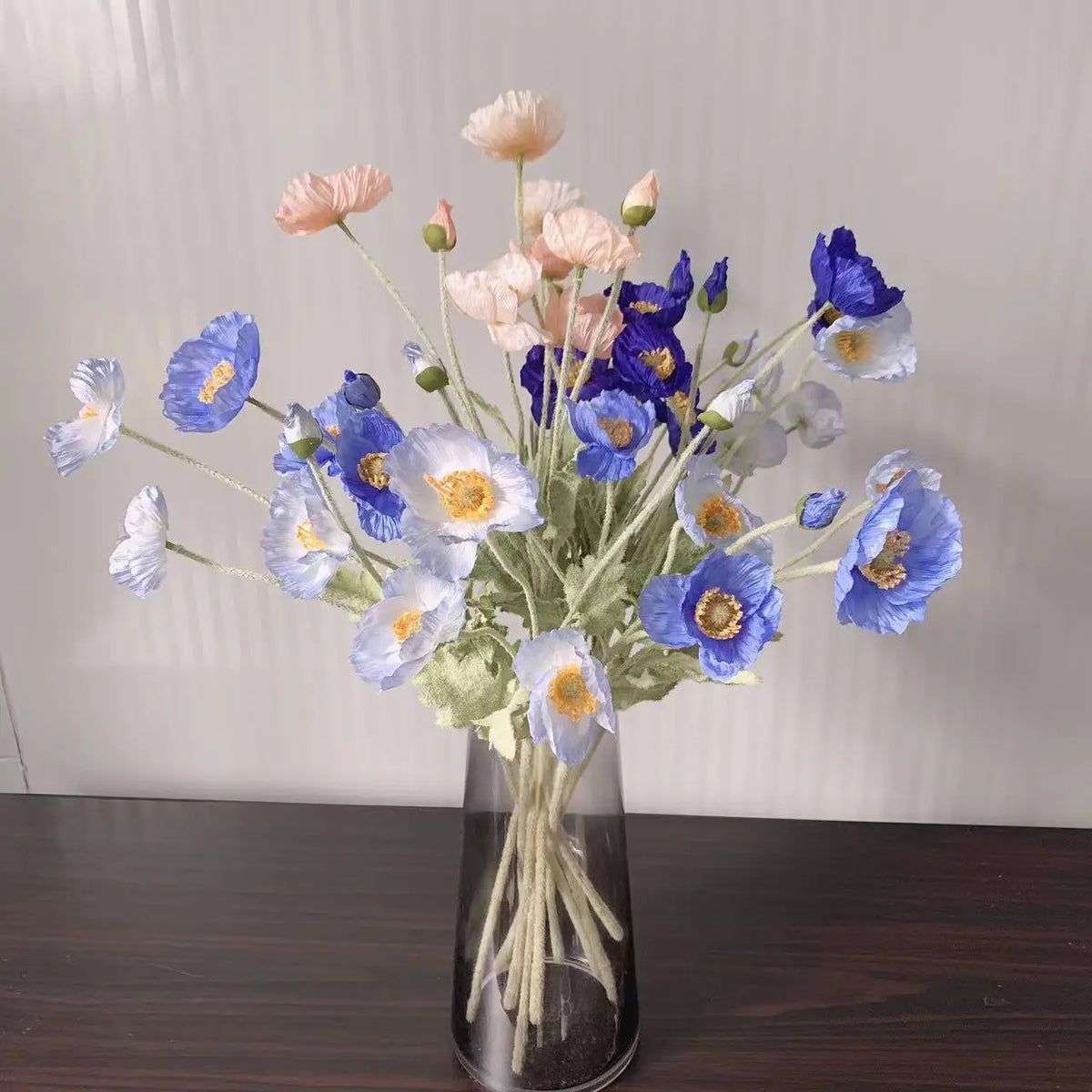 Silk Poppy Flower Stem