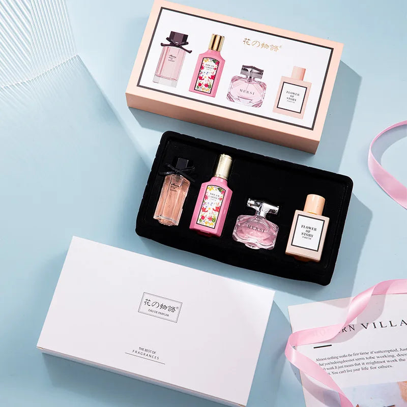 3x25ML Plus 35ML Luxurious Perfume Elegant Sophisticated Fresh Soft Alluring Sweet Long Lasting Captivating Refined Scent Gift