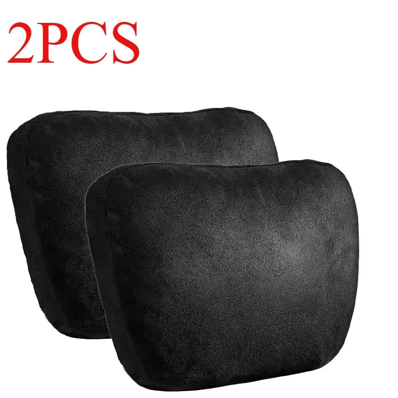 2PCS Car Headrest Neck Support Seat / Maybach Design S Class Soft Universal Adjustable Car Pillow Neck Rest Cushion High Quality