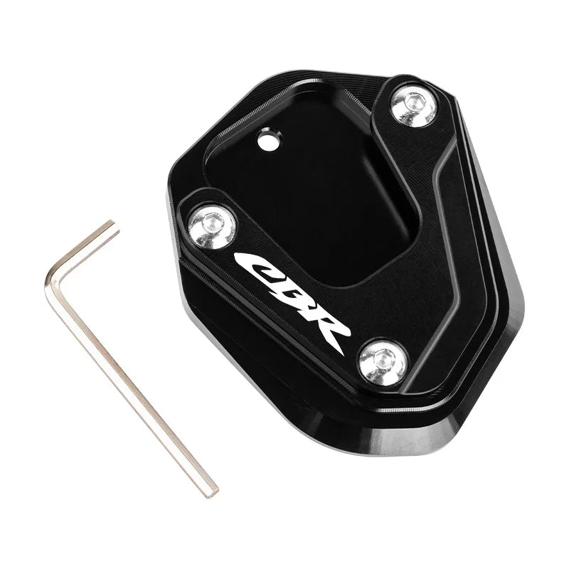 Motorcycle Foot Side Stand Extension Plate Kickstand Pad For HONDA CB500X CB650R CB500F CB125R CB300R 400X CBR650R 650F CBR500R