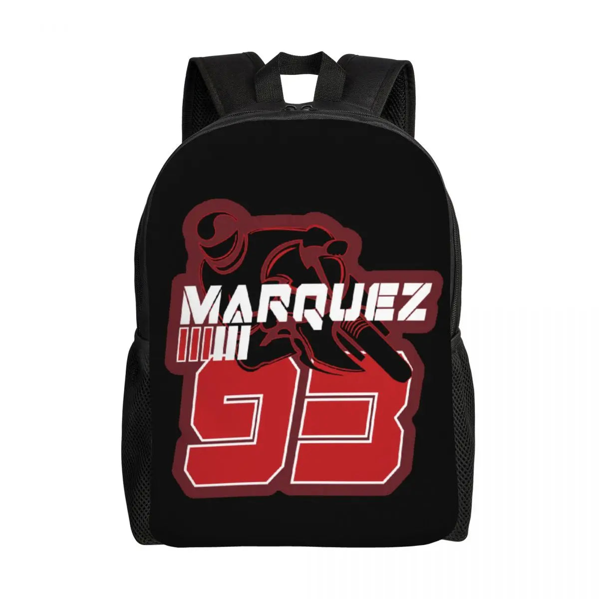 Motorcycle Marquez School Travel Backpack