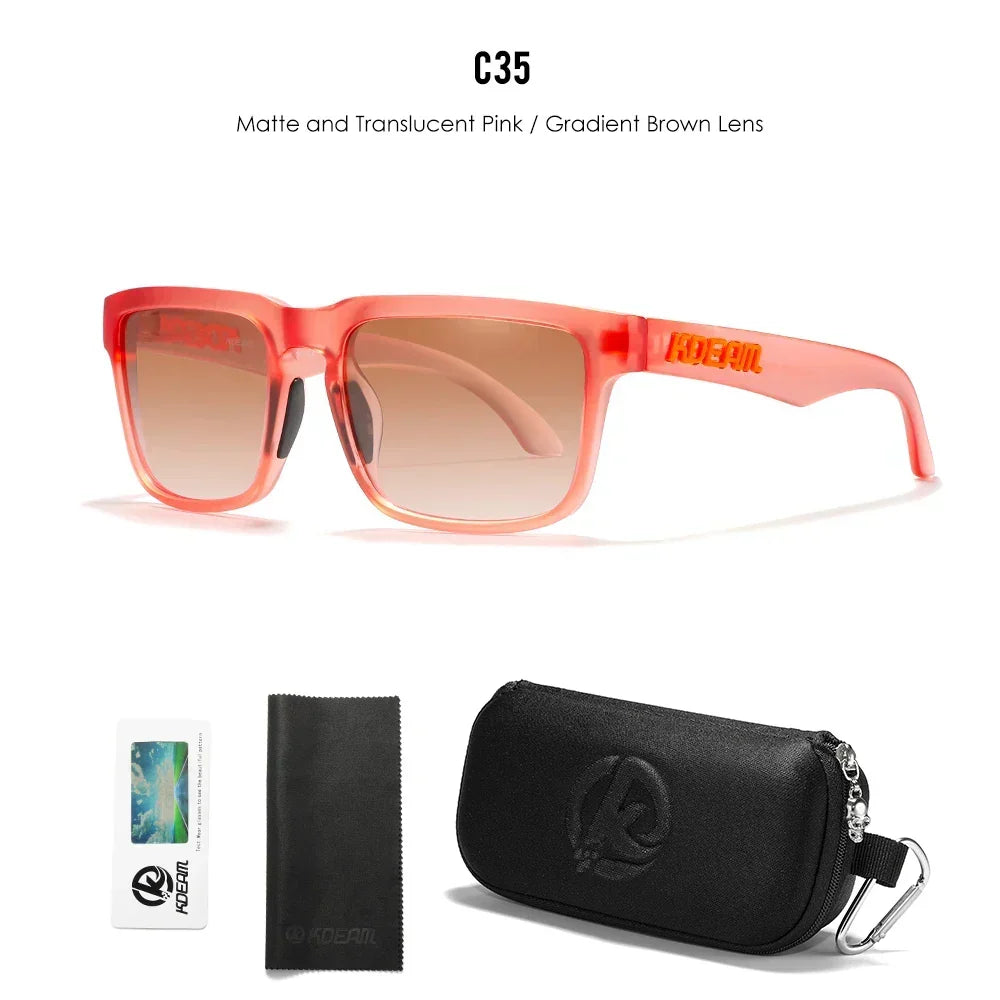 KDEAM Polarized Unisex Square Sunglasses