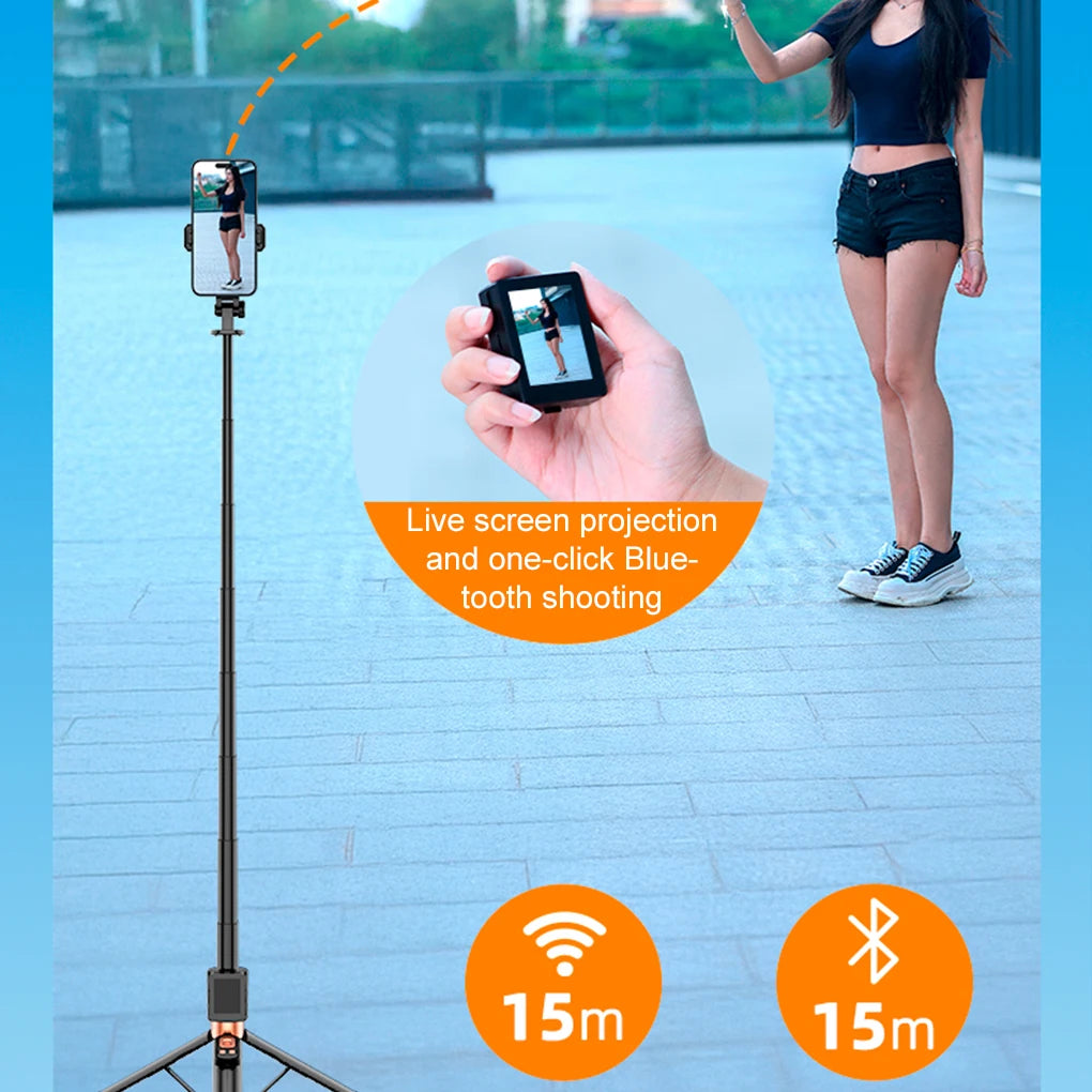Phone Selfie Screen Rear Selfie Display Projector Same Screen Live Shooting Artifact Mobile Phone Same Screen Remote Control