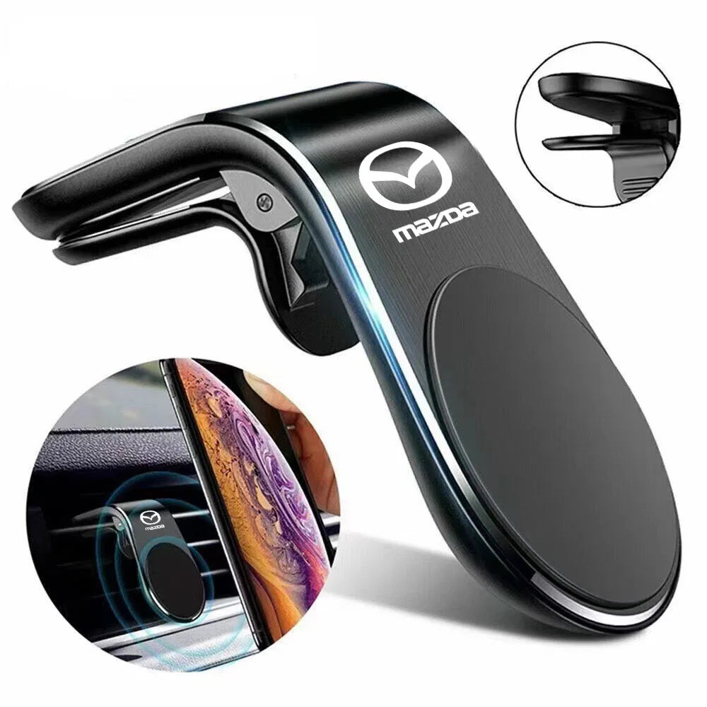 Magnetic Car Phone Holder Stand Air Vent Magnet Car Mount for Mazda 3 Atenza Axela Demio CX-9 CX3 CX5 MP MS RX8 Auto Accessories