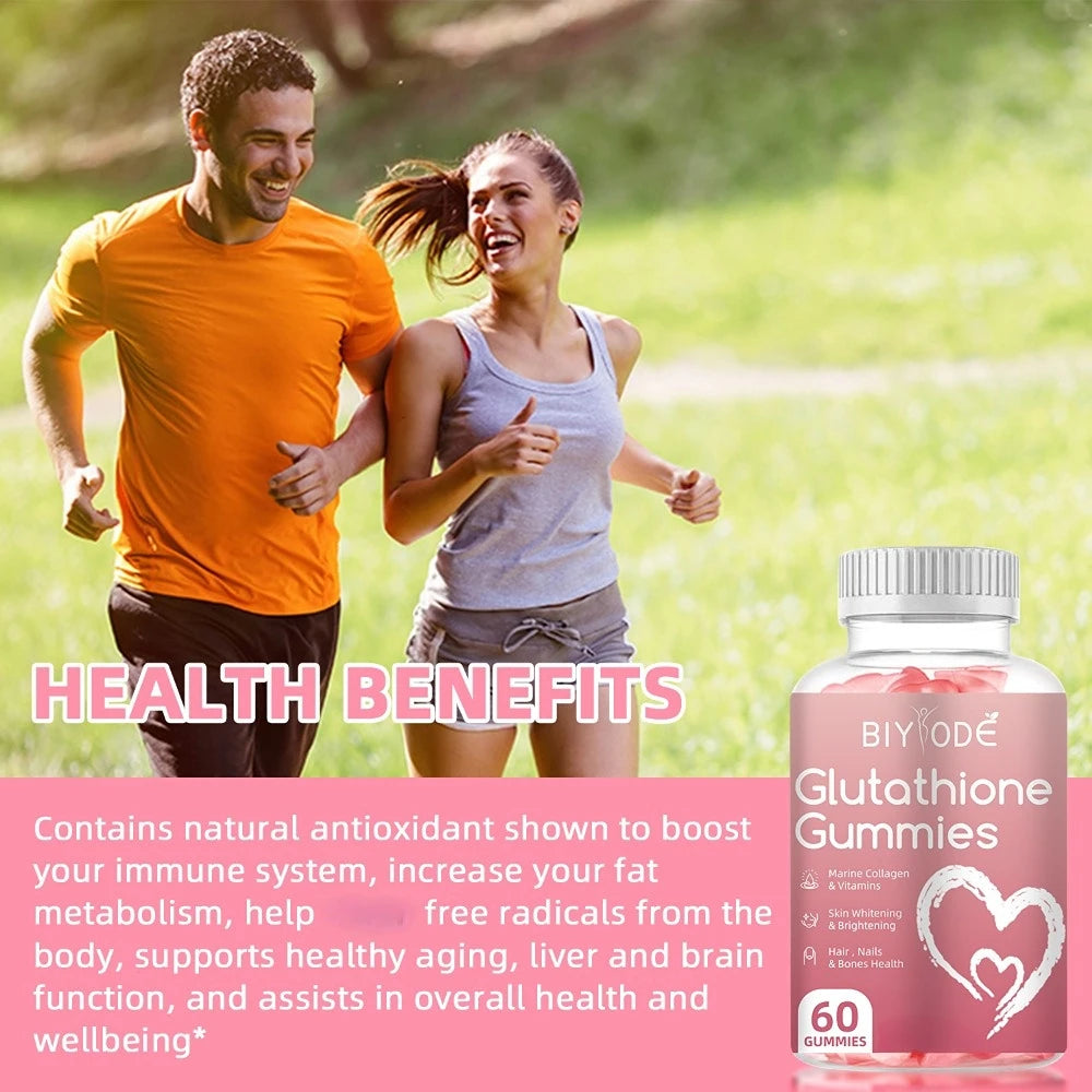 2 Pack Glutathione Supplement Collagen Gummies