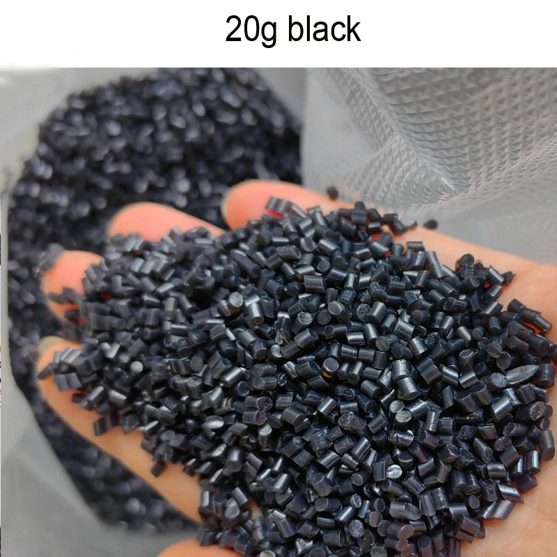 20G/50G/100G Italian Glue Beads Keratin Glue Granules Grains Amber Brown/Black Color For  Keratin Hair Extension Hair Adhesive