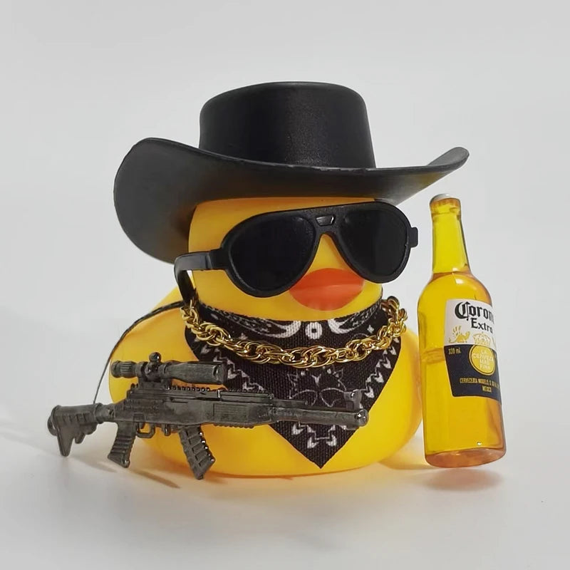 Fortunate Duck Car Dashboard Decoration Rich Duck Decoration for Car Home Office Ornament Unique Gift for Friend Family
