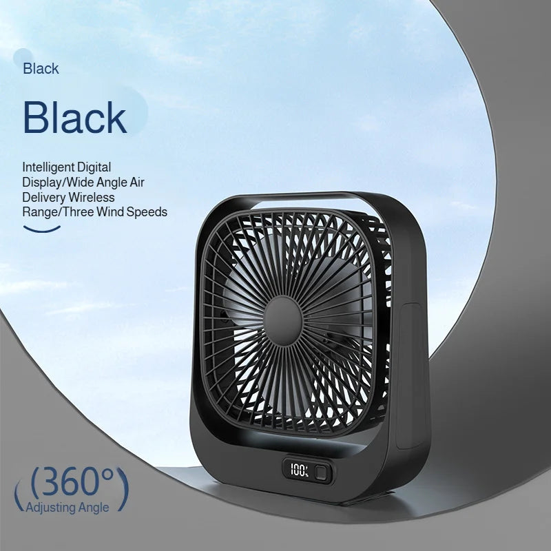 【wholesale】Household Mini Bladeless Tower Fan Portable USB Vertical Electric Fan
