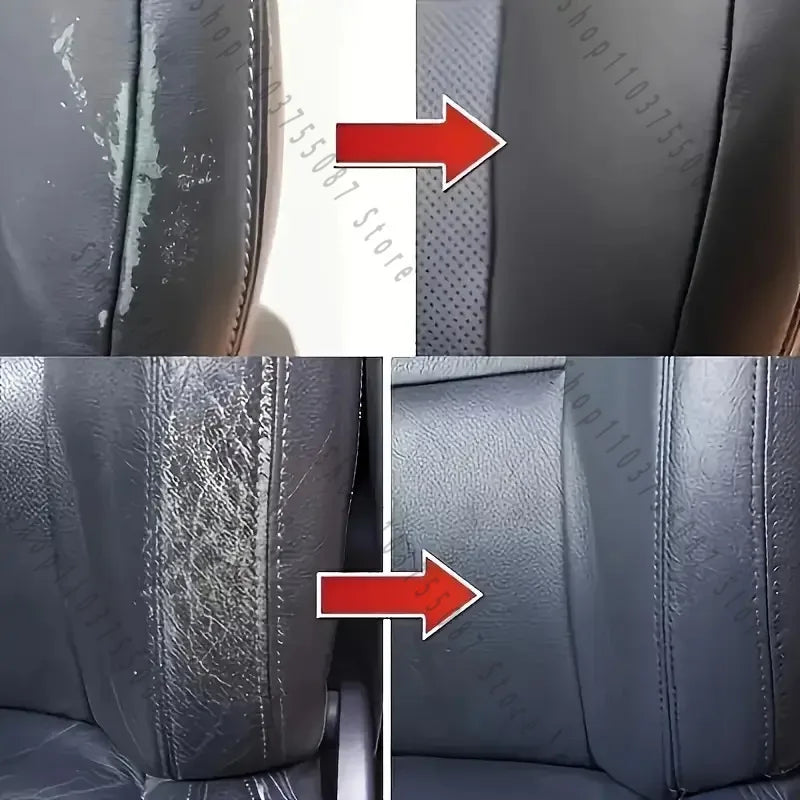 Car Plastic Revitalizer, Black Plastic Trim Restorer for Doors, Dashboard, Bumper and Exterior Plastic Parts