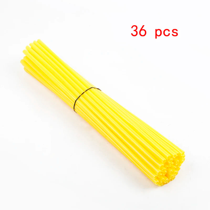 Universal Motorcycle 36/72Pcs Wheel Rim Spoke Wrap Kit Skins Protector Cover For SX SXF EXC TC TE KXF CRF YZF WR YZ RM Motocross
