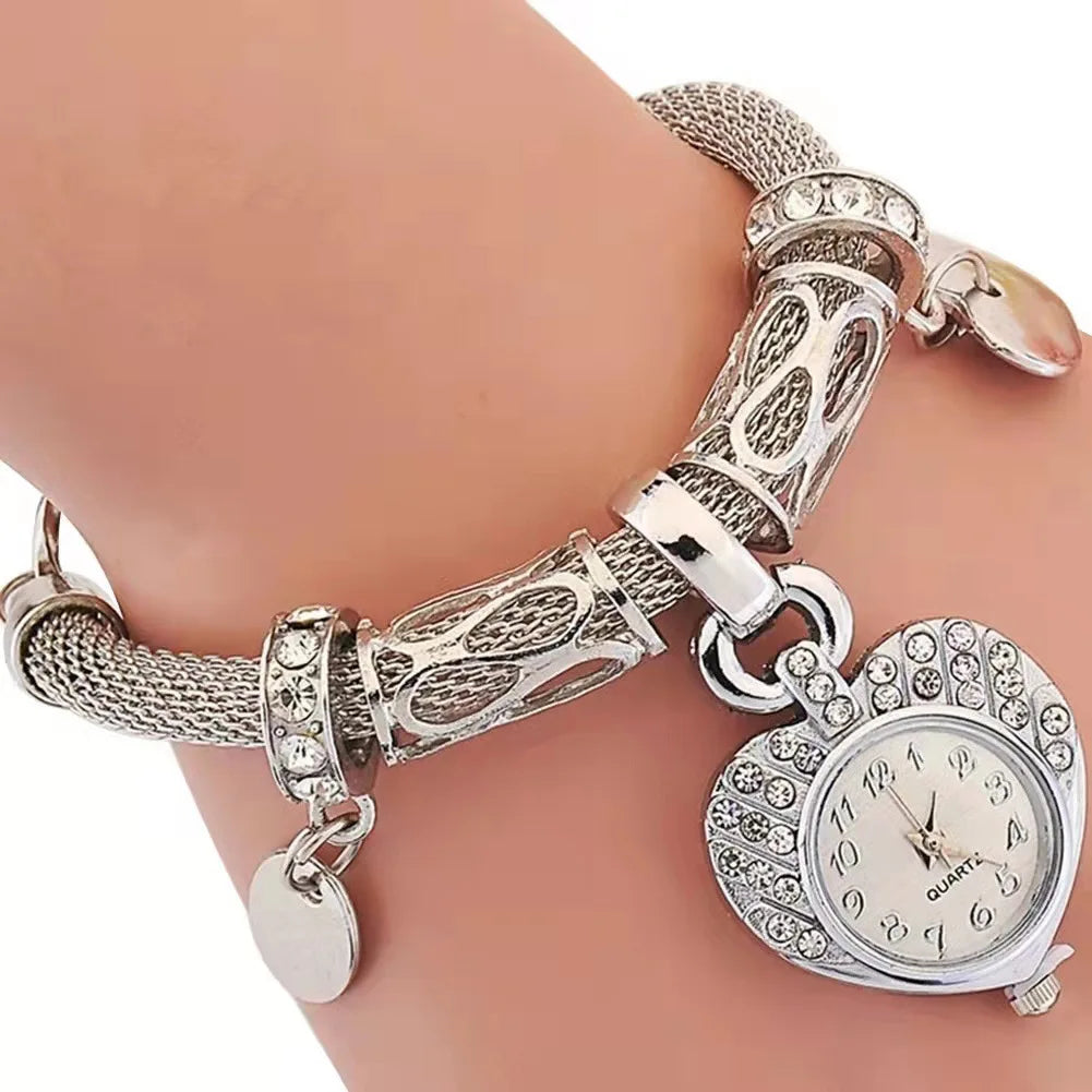 Watch For Women Watches 2023 Best Selling Products Luxury Watch Bracelet Set Diamond Steel Band Quartz Wristwatch