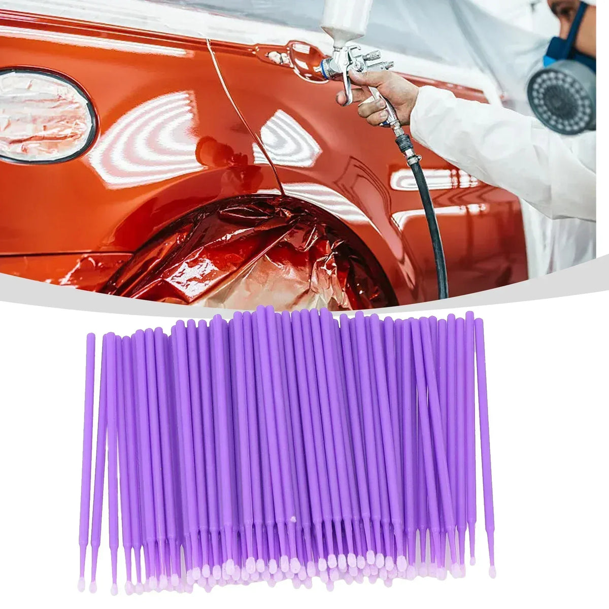 100pcs Paint Brushes Applicator Set