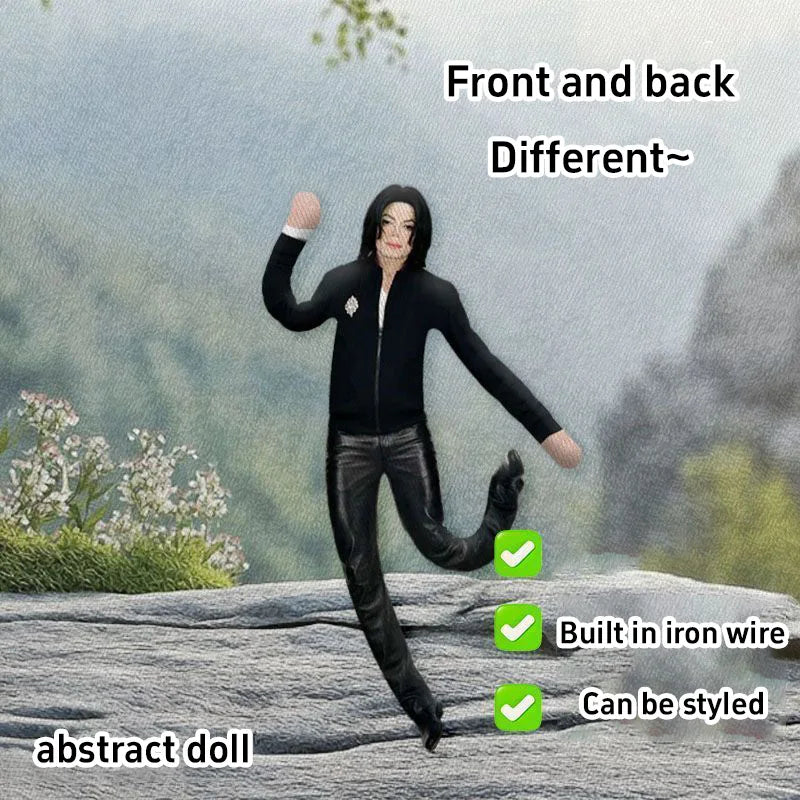 Pop King Michael Jackson Stuffed Doll Flexibly Movable Joints Handwoven Toys  For Fan Gifts For Home Decoration 2026 New Gifts