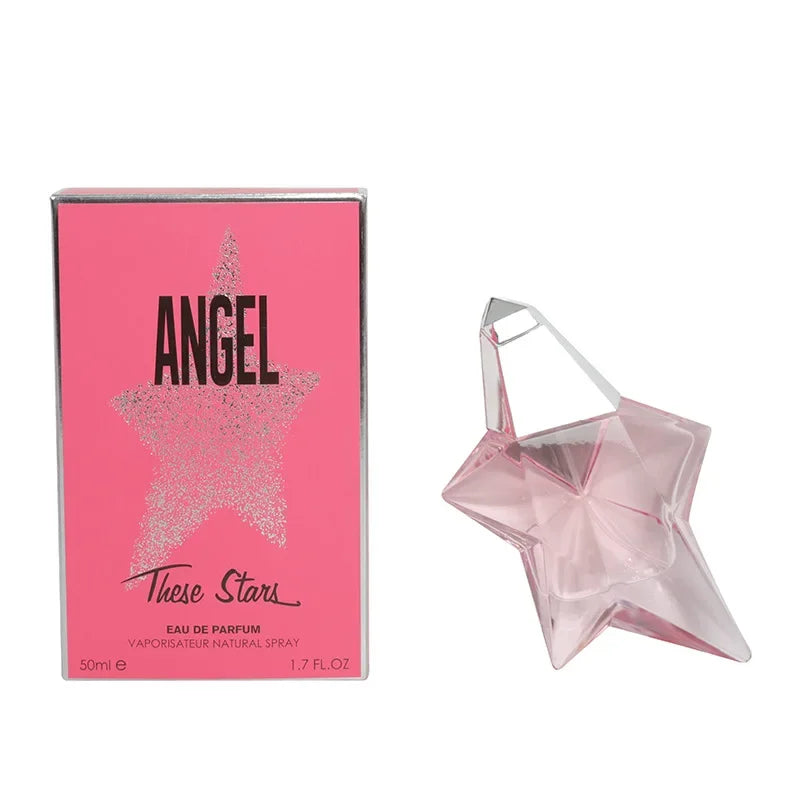 50ml Blue Star Bottle Perfume Fresh Sweet Scent Eau De Parfum Spray For Women Party And Dating