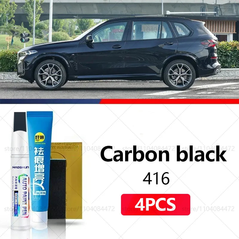 Car Paint Repair Pen For 1999-2025 BMW X5 Paint Scratch Repair Accessories 4PCS Black 475 416 White A96 Blue C1M Gray A90