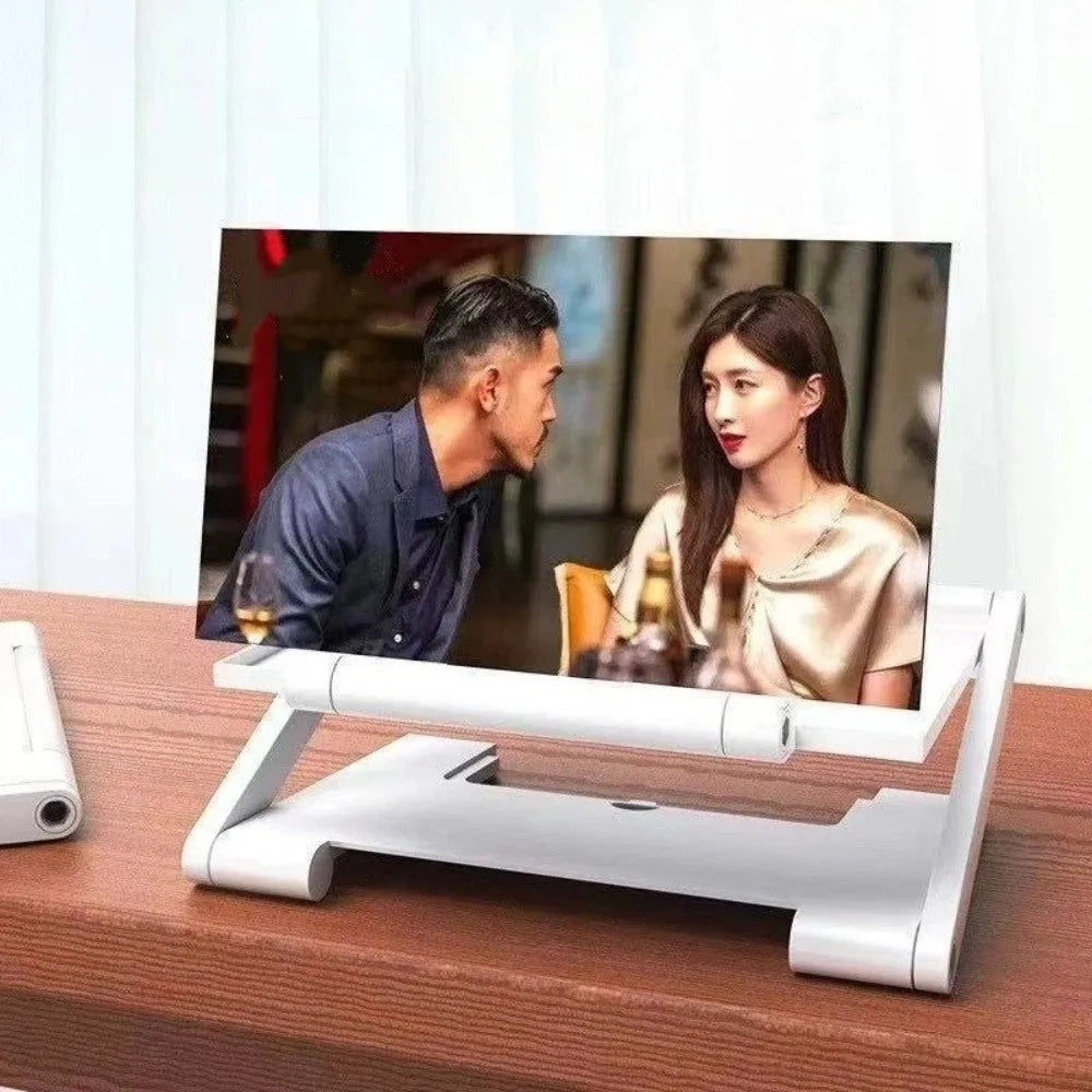 Portable Folding Cell Phone Screen Amplifier HD Multi functional Mobile Phone Magnifying Glass Enlarged Screen HD Projector