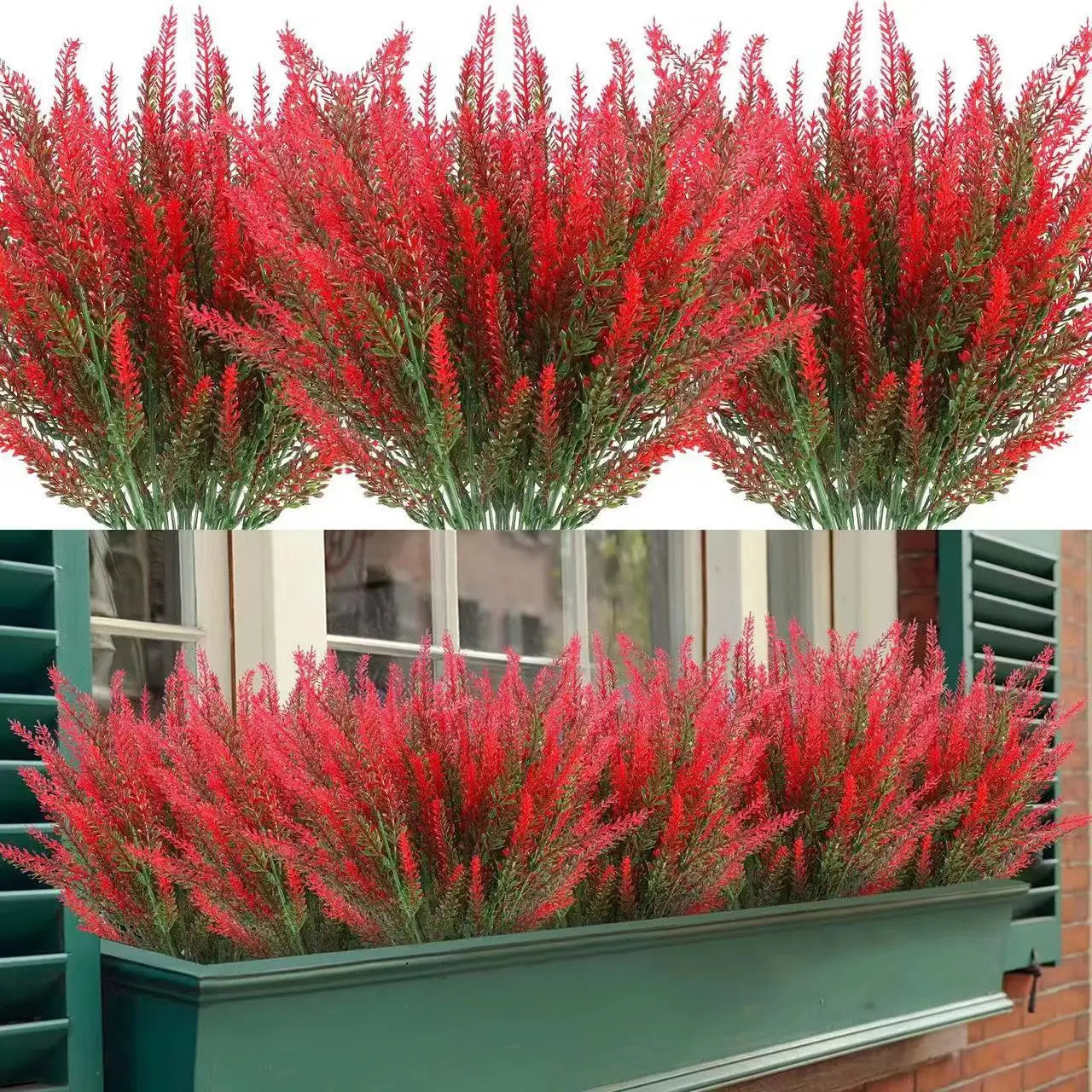 Provence Lavender Plastic Artificial Flowers False Plants Wedding Home Outdoor Garden Decoration Table Decoration