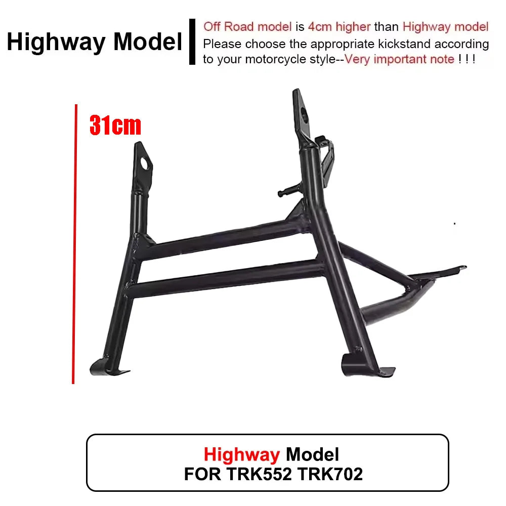 For Benelli TRK502X TRK552X TRK702X TRK702 TRK552 TRK 552 Motorcycle Center Parking Stand Kickstand Middle Kick Support Bracket